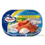 APPEL HERINGSFILETS 200 G TOMATE-CURRY    